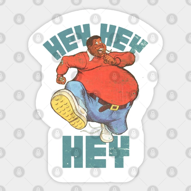 Fat Albert Hey Hey Hey Sticker by DrawingBarefoot